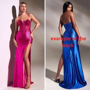 LADIVINE BY CINDERELLA DIVINE CDS419 DRESS